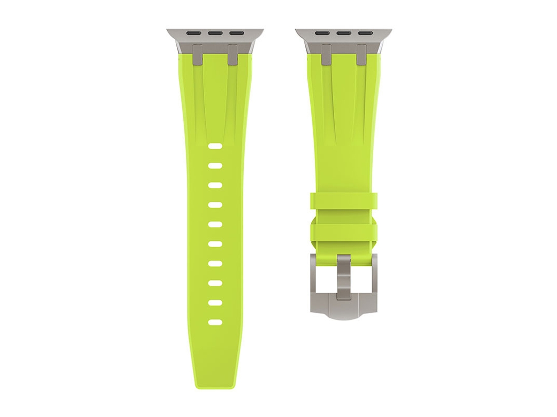 Correa verde fluorescente XIAOMOYU para Apple Watch (38/40/41 mm)