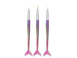 3pcs Caneta De Pintura Para Unhas Com Cabo Anti-derrubada Ferramentas De Manicure Artística De Qualidade