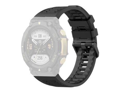 Correa de Silicona para Huami Amazfit T-Rex 2 - negro