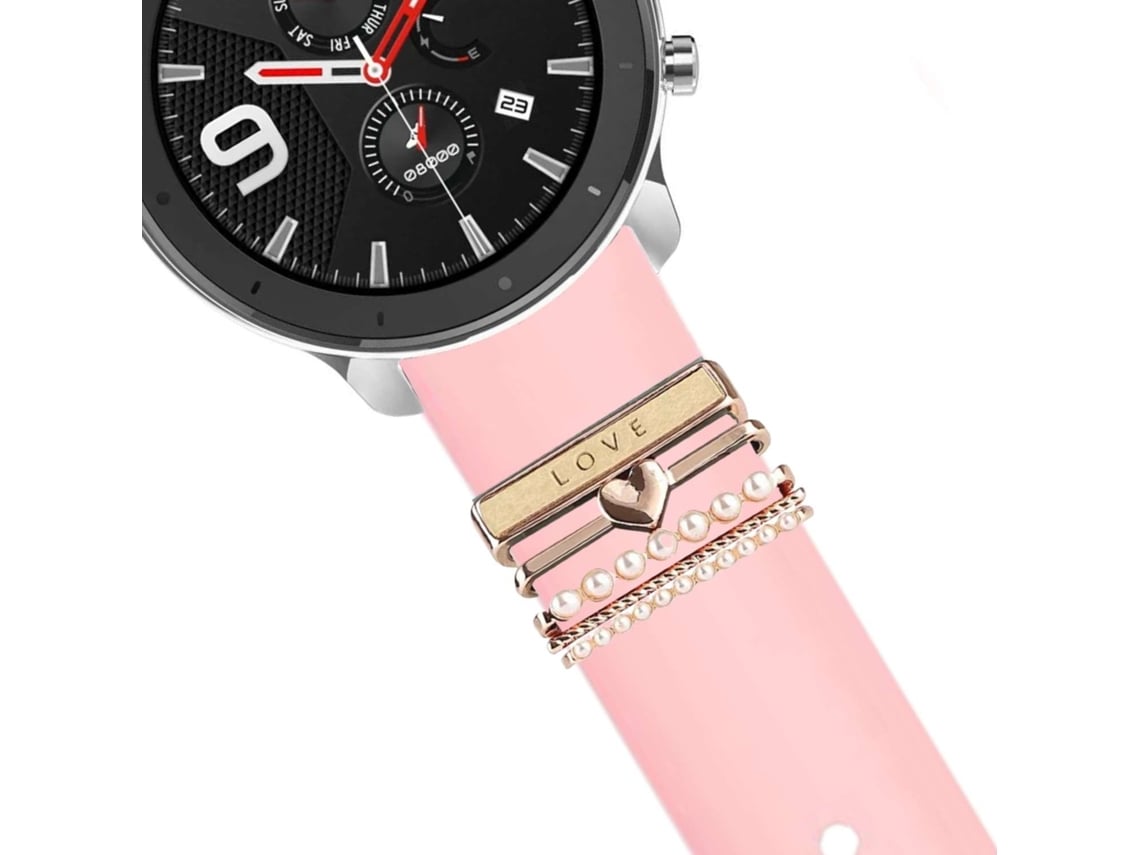 Correa Garmin Vivoactive Pulsera con Adorno Love Rosa