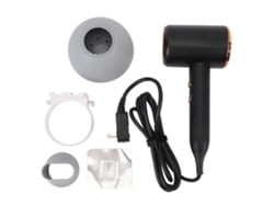 Secador De Cabelo Iônico 20000rpm Secagem Rápida Baixo Ruído 2 Temperaturas 3 Velocidades Preto