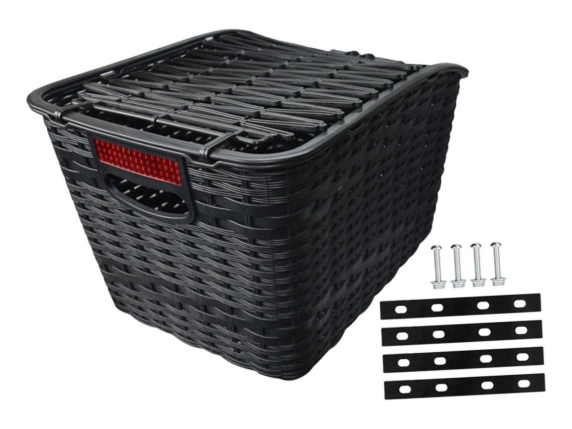 Cesta trasera para bicicleta, cesta para guardar equipaje, slowmoose
