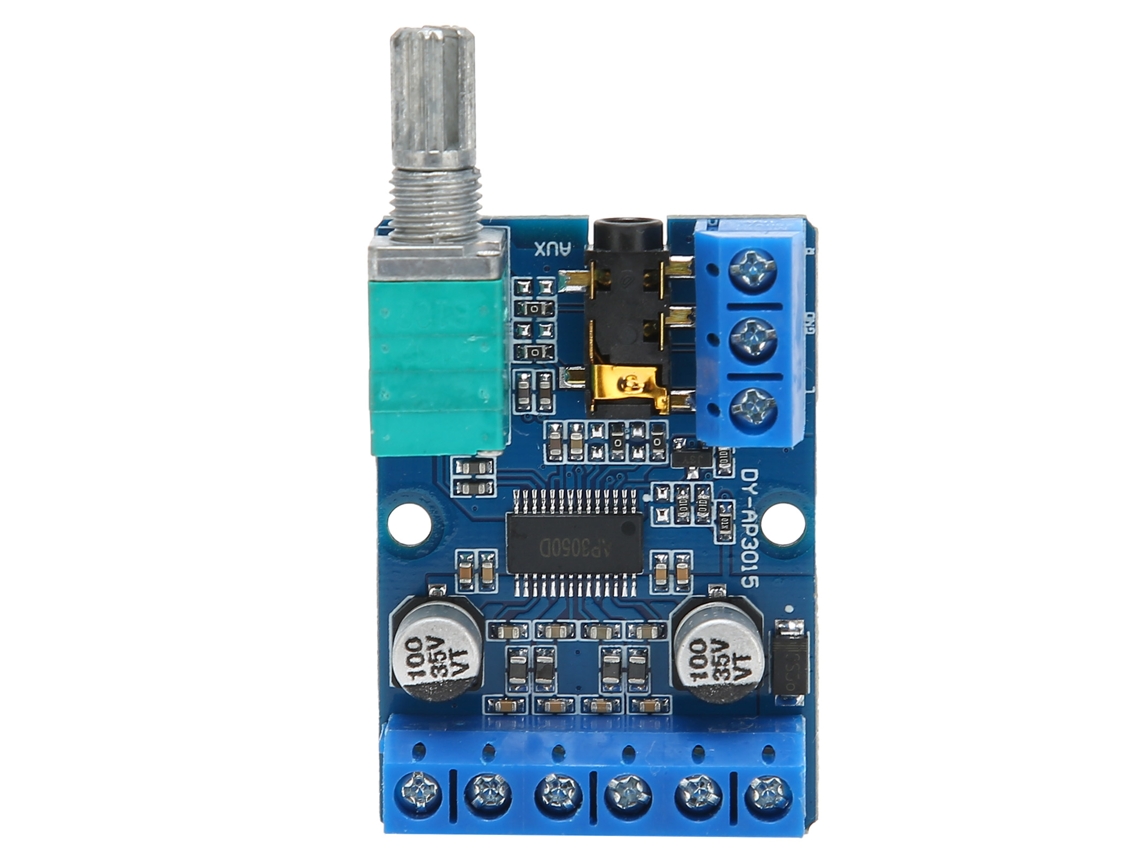 Placa Amplificadora De Potencia Digital Estéreo De 30 W X 2 Con Control De Volumen, 12 V/24 V, Dyap3015 (para Armar Uno Mismo)