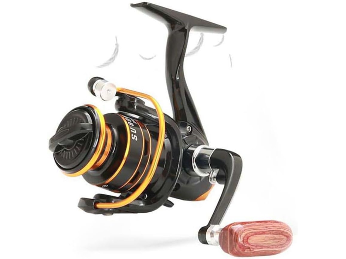 Rueda De Pesca Pequeña 800 Sette Smalle Rotativa Con Cuerda Boble Metal 5 Kg Max Drag Hielo Señuelo Agua Salada