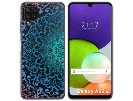 Carcasa Samsung Galaxy A22 4G / M22 TUMUNDOSMARTPHONE Dibujos Transparente Multicolor