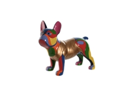 Estatueta de Cachorro em Resina Multicolorida, 44 X 19 X 35,5 Cm ALEXANDRA HOUSE LIVING