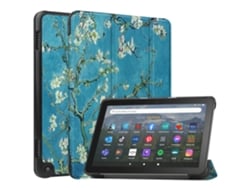 Capa Para Amazon Fire Hd 8/fire Hd 8 Plus 2022 Flor De Damasco