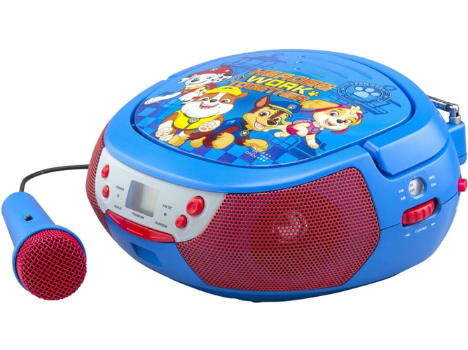 Radio con Reproductor de CD y Microfóno ELKU PW-430