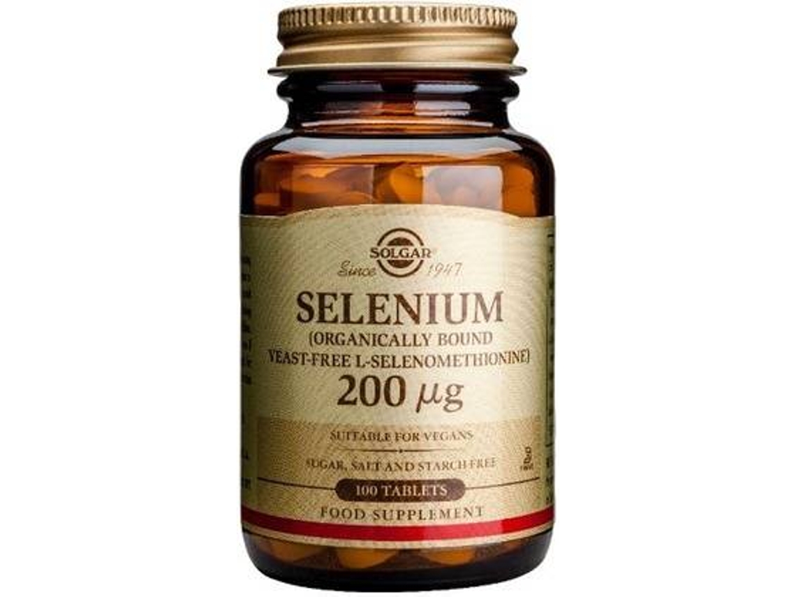 Complemento Alimentar SOLGAR Selénio (100 comprimidos de 200mg)
