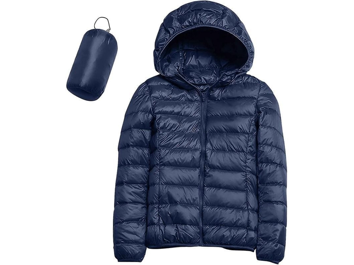 Fasst-chaqueta De Plumas Ligera Para Mujer Con Capucha, Abrigo Compacto Impermeable, Ideal Para Viajes Y Clima Frío