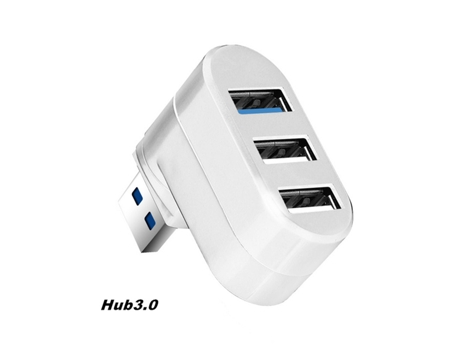 Adaptador USB Hub 2.0 3.0 Girar Divisor de lector de disco U de alta velocidad para computadora PC Accesorios para computadora portátil