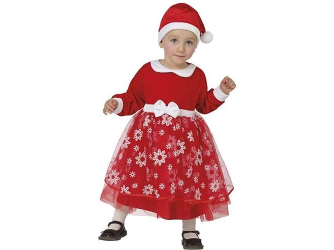 Disfraz de Bebé DISFRAZZES Mamá Noel (Talla: 12 a 24 meses)