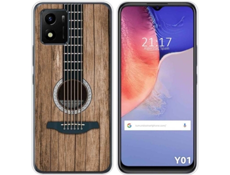 Carcasa Vivo Y01 TUMUNDOSMARTPHONE Dibujos Madera 11 Multicolor