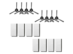Kit De Accesorios Linjou Para Aspiradora Robot Lefant, 8 Cepillos Laterales Y 8 Filtros Hepa M200/m201/m520m/m501-a/m571/t700