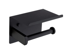 Toallero de papel con estante - Acero inoxidable, adhesivo o atornillado NEVEANCE