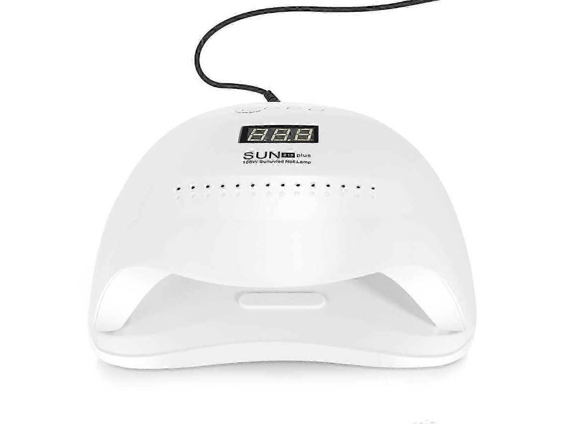 Máquina secadora de uñas de gel GOKOCO de 54 W con lámpara LED UV profesional, luz blanca y pulido de alta calidad.