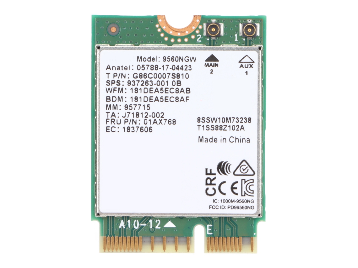 Tarjeta Wifi De Alta Velocidad Tarjeta De Internet Inalámbrica De Doble Banda Para Windows 10 M.2/ngff
