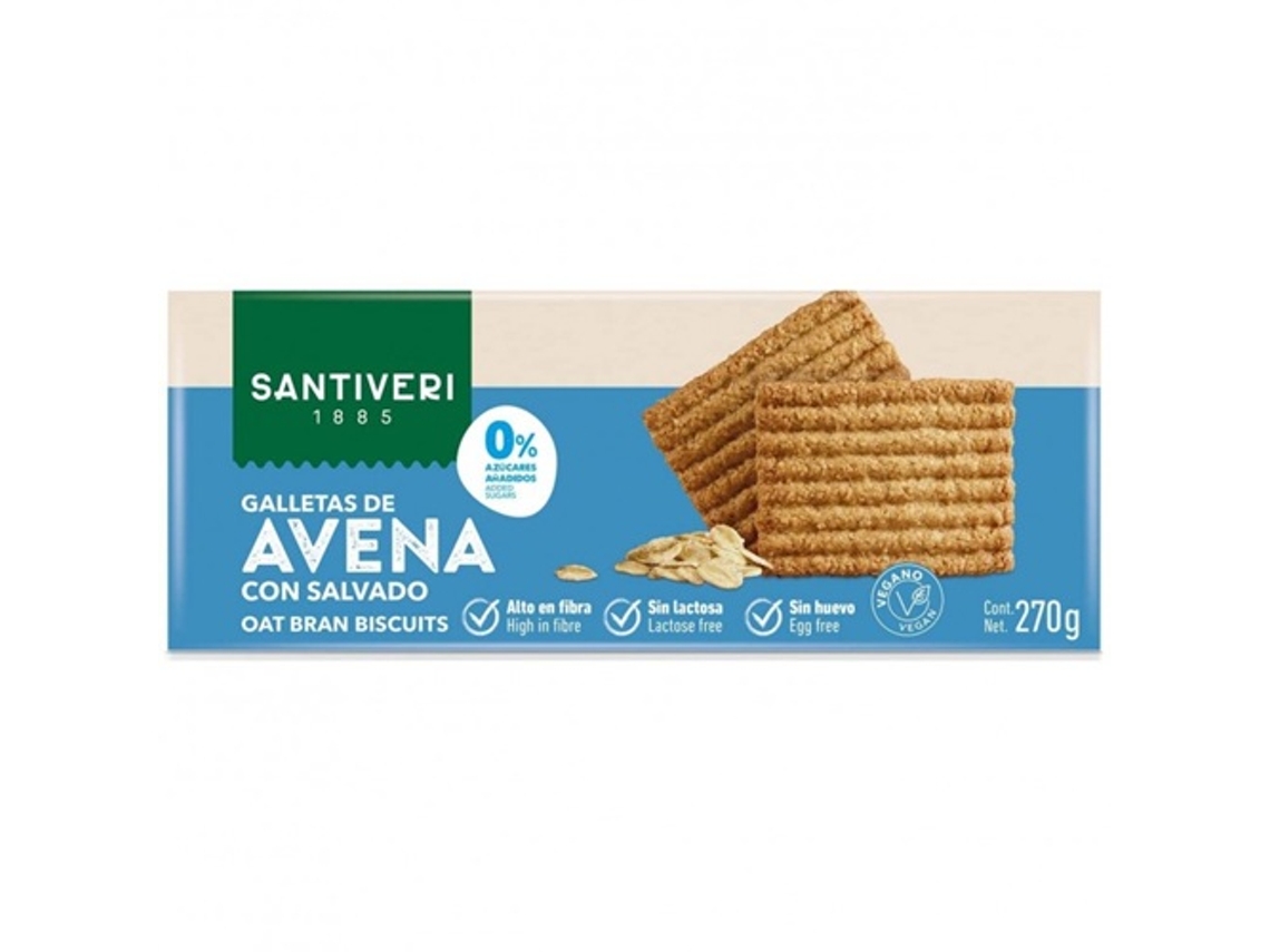Galletas SANTIVERI Salvado De Avenar 1 Paquete (Pollo, Apio)