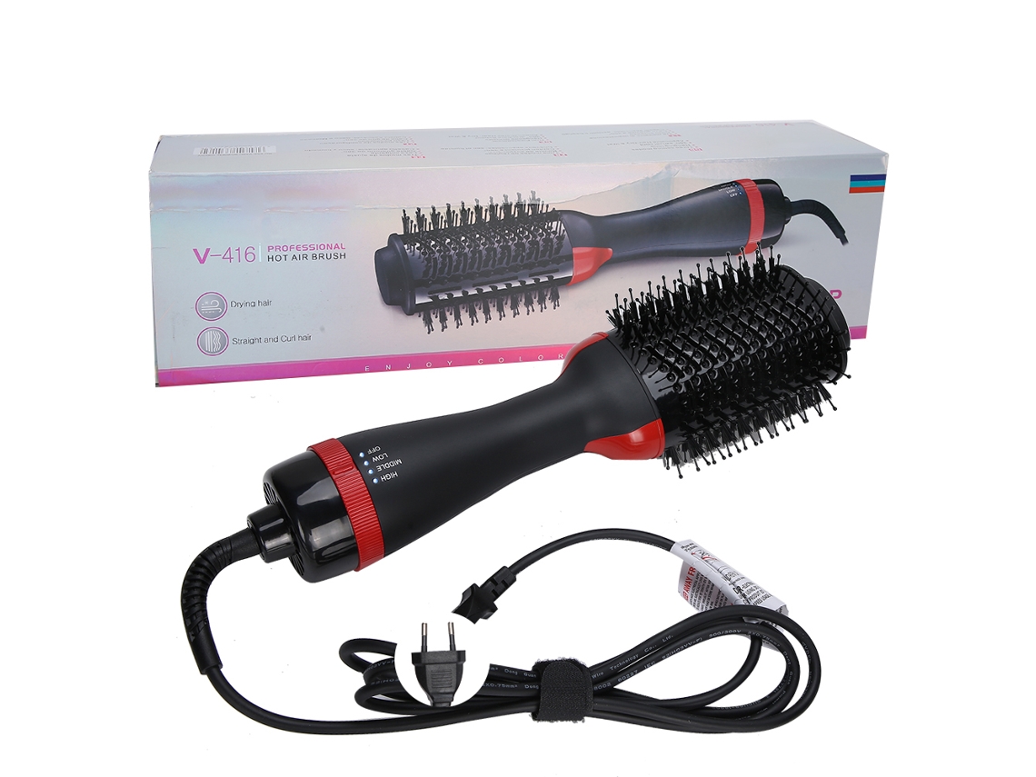 Secador De Pelo Con Iones Negativos Multifuncional Cepillo Para Secar Y Alisar El Cabello