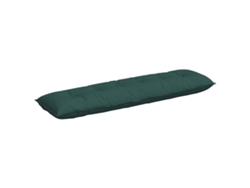 Cojín De Espalda Verde Oscuro 180 X 19 X 50 Cm Tela