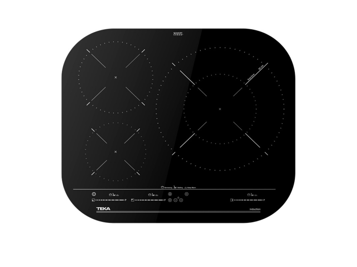 Placa de Inducción TEKA IKC 63320 MSP (Eléctrica - 62 cm - Negro)