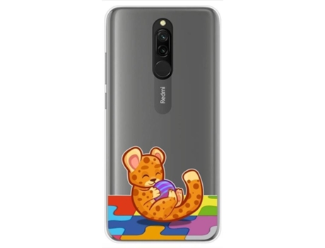 Carcasa Xiaomi Redmi 8 TUMUNDOSMARTPHONE Dibujos Transparente Multicolor
