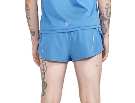 Calção CRAFT Shorts Pro Hypervent Split Azul XL Homem