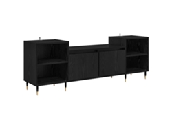 Maison Exclusive - Gabinete De Tv Roble Negro 160 X 35 X 55 Cm