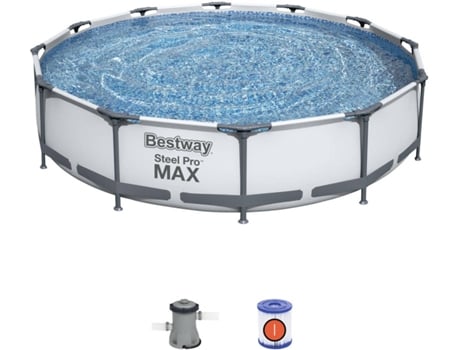 Piscina Tubular BESTWAY 56416 (con Cartucho - 6473 L - 366x76cm)