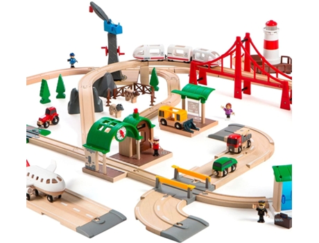 Jogo de Mesa BRIO Railway World Deluxe Set (3 Anos)