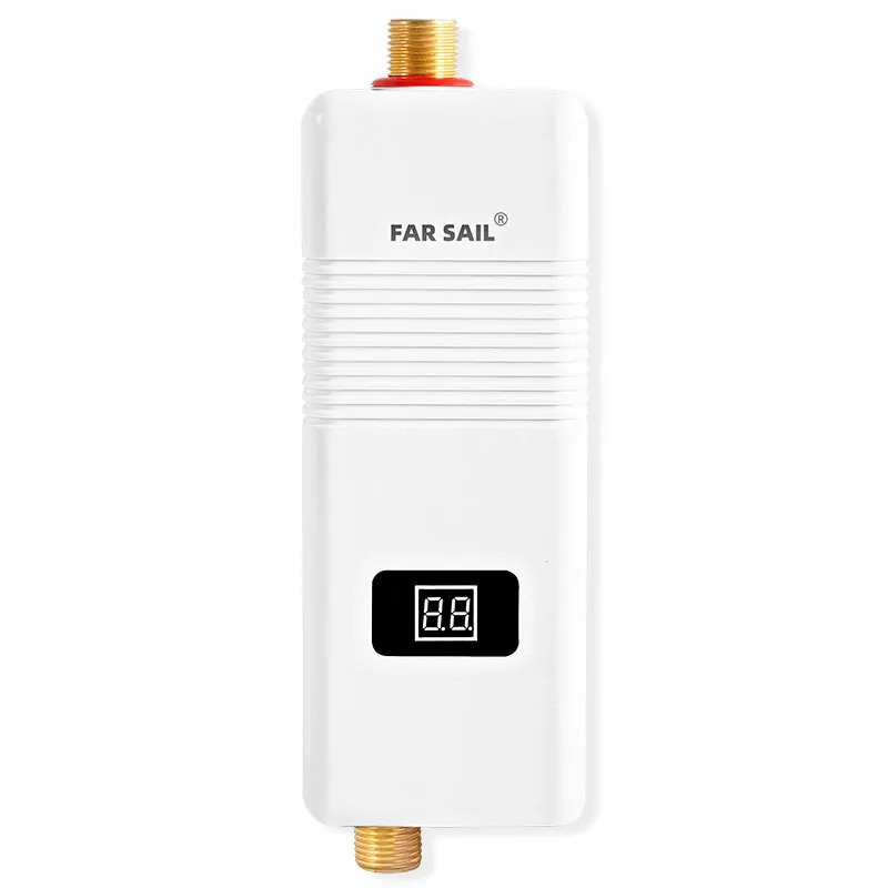 Calentador de agua eléctrico instantáneo (blanco) de 3000 W