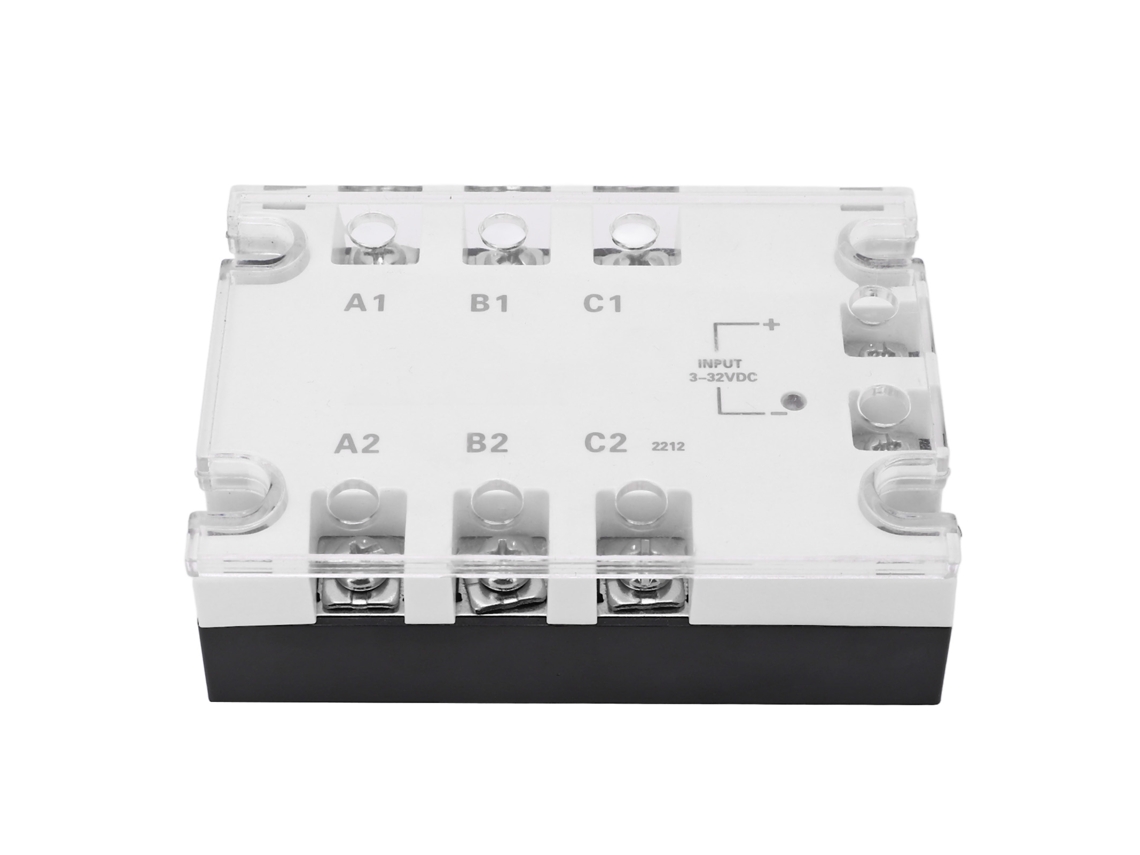 Relé De Estado Sólido Trifásico Ca A Ca Tsr 10aa H 10a 90-250vac Control 24-480vac