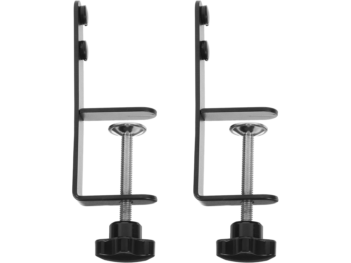 2 Soportes Resistentes Hierro Abrazaderas Tablero
