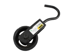 Polea pozo hierro fundido 10 cm 4