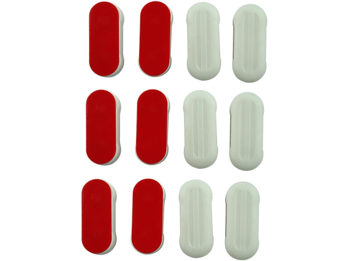 Kit Universal De Topes Para Asientos, 12 Piezas, Adhesivo Para Una Fácil Instalación.