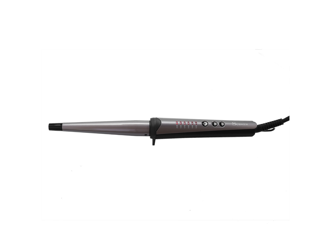 Plancha De Rizos De Cerámica Profesional Para Cabello Rizado Profundo Ondulador De Hierro Gris Para Mujeres