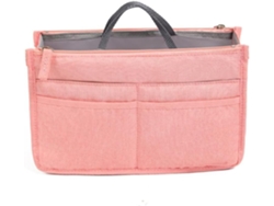 Elegante Y Espacioso Neceser De Maquillaje Con Doble Cremallera, Perfecto Para Organizar