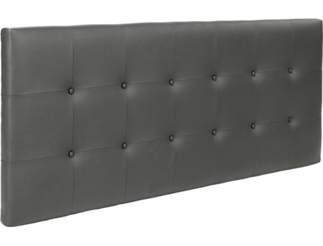 Cabecero DHOME Acolchado (Gris - Tela y Polipiel - 105 x 8 x 60 cm)