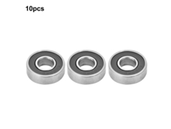10 Rodamientos De Acero Al Carbono De Alta Precisión 6000rs De 10x26x8 Mm Para Uso Industrial.