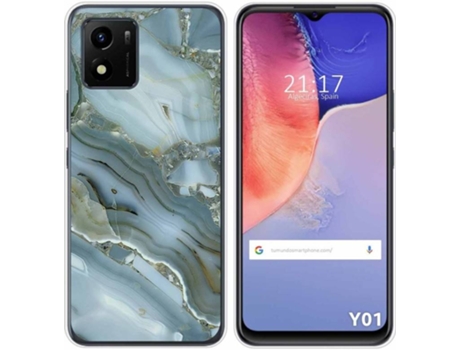 Carcasa Vivo Y01 TUMUNDOSMARTPHONE Dibujos Mármol 09 Multicolor