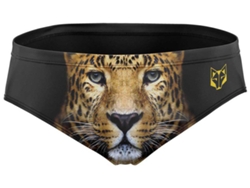 Calzoncillos para Hombre OTSO Briefs Negro para Natacion (XL)