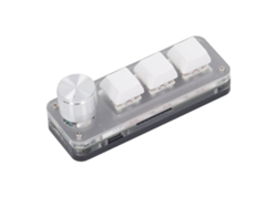 Teclado mecánico para juegos pequeño con cable de 3 teclas