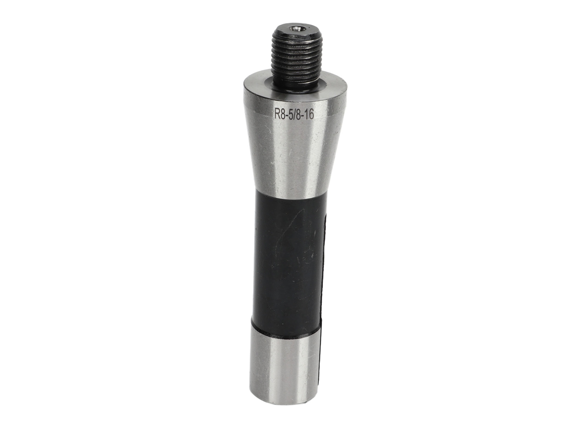 Mandril De Broca Arbor R8-5/8-16 Para Roscado De Fresado, Acero Al Manganeso, Alta Estabilidad.