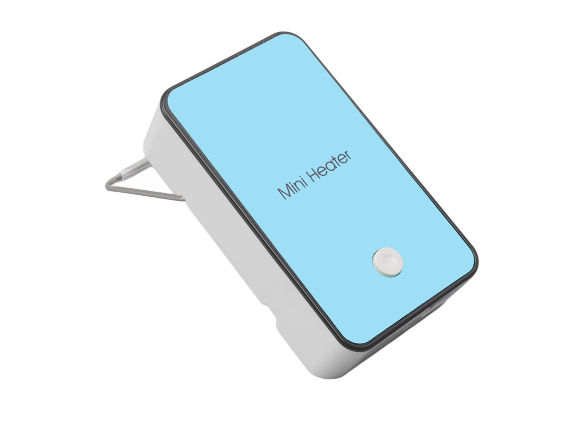 Mini Calefactor De Mesa Portátil: Calentamiento Rápido, Bajo Nivel De Ruido, Base Giratoria, Enchufe Europeo De 220 V.