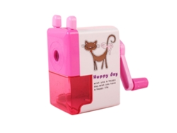 Sacapuntas Mini Cute De Manivela Para Estudiantes De Primaria Y Secundaria Gato