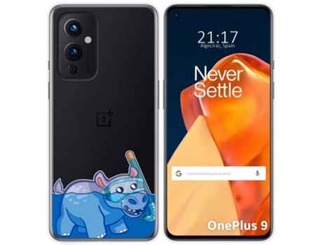 Carcasa OnePlus 9 5G TUMUNDOSMARTPHONE Dibujos Transparente Multicolor