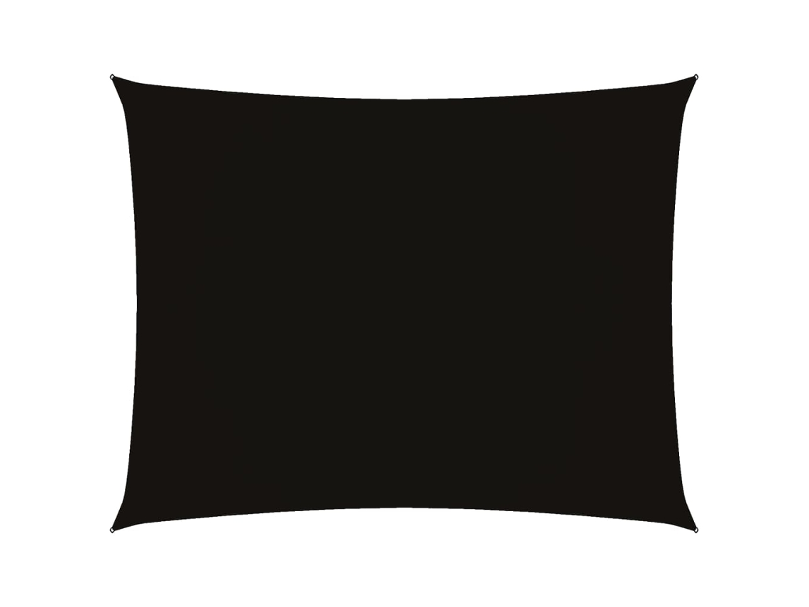 Maison Exclusive - Toldo De Vela Rectangular Tela Oxford Negro 2x3 M