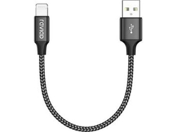 Cable corto para iPhone de 30 cm, cargador para iPhone, cable Lightning de nailon con certificación MFI, carga rápida, compatible con iPhone 13, 12, 11 Pro Max, Mini, Xr y Xs