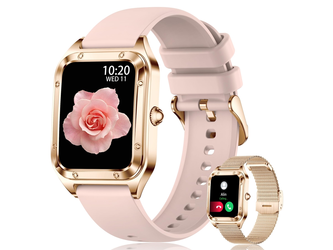 Reloj Inteligente Para Mujer (puede Responder/hacer Llamadas), 1,6 Pulgadas, Elegante Y Resistente Al Agua.