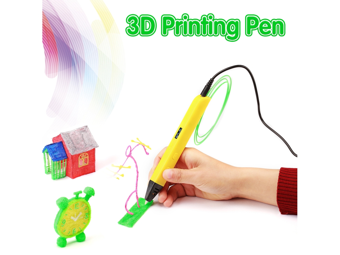 Lápiz 3d Con Filamento 1.75mm Abs Pla Ajuste De Temperatura Regalo Para Niños Y Adultos